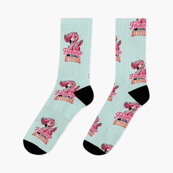 Item preview, Flamingo With Attitude | Sassy Pink Flamingo Vector Illustration designed and sold by PopCulturePixel.