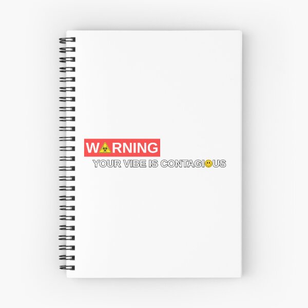 Item preview, Contagious Vibe Warning Sign designed and sold by CHERN-CHOM.