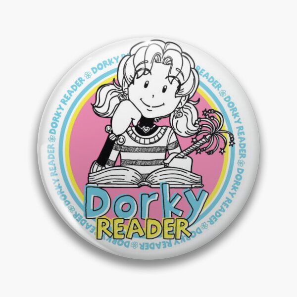 Item preview, dork diaries dorky reader sticker designed and sold by zadiesilly.