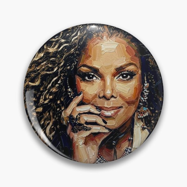 Artikelvorschau, The Velvet Rope: Janet Jackson Lush Impasto Portrait entworfen und verkauft von Art's Diner.