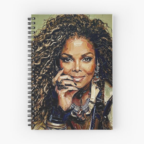 Item preview, The Velvet Rope: Janet Jackson Lush Impasto Portrait designed and sold by Art's Diner.
