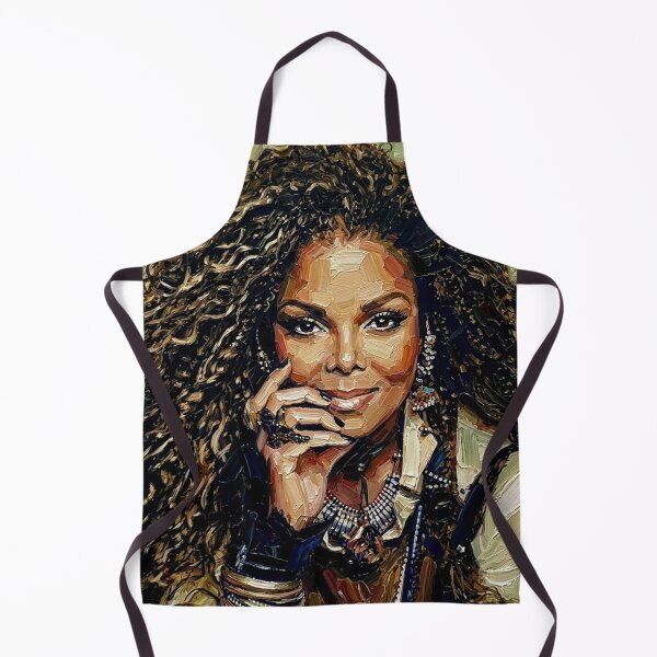 Item preview, The Velvet Rope: Janet Jackson Lush Impasto Portrait designed and sold by Art's Diner.