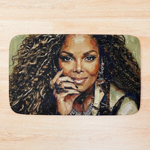 Item preview, The Velvet Rope: Janet Jackson Lush Impasto Portrait designed and sold by Art's Diner.