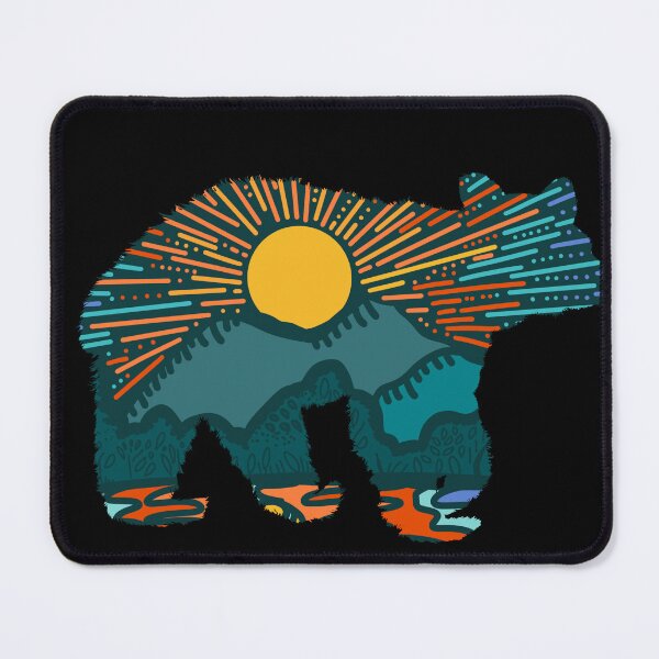 Item preview, Sunset Mountains Bear Silhouette designed and sold by CampK80.
