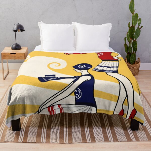 Item preview, Vintage Beach Fashion Art Deco Women Retro Style for Nautical Decor Lovers designed and sold by RickE.