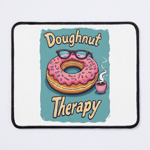 Item preview, Doughnut Therapy Funny Donut Art – Donut Lovers designed and sold by owi-art.