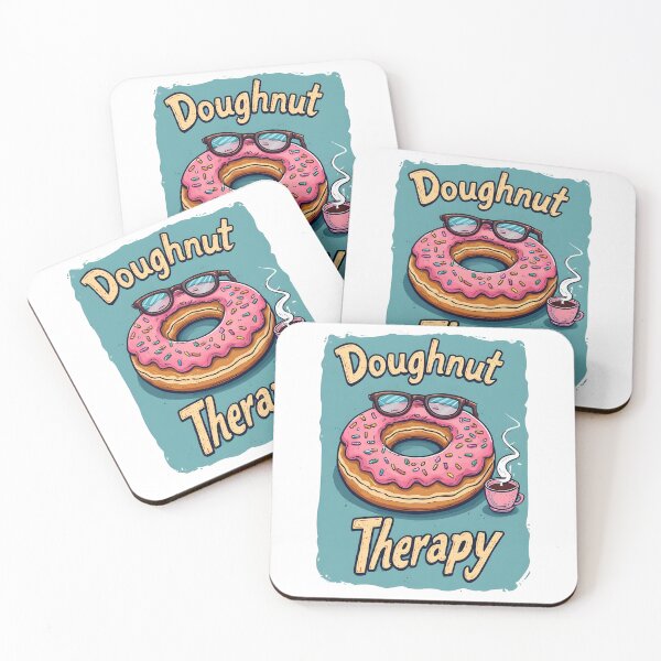 Item preview, Doughnut Therapy Funny Donut Art –  Donut Lovers  designed and sold by owi-art.