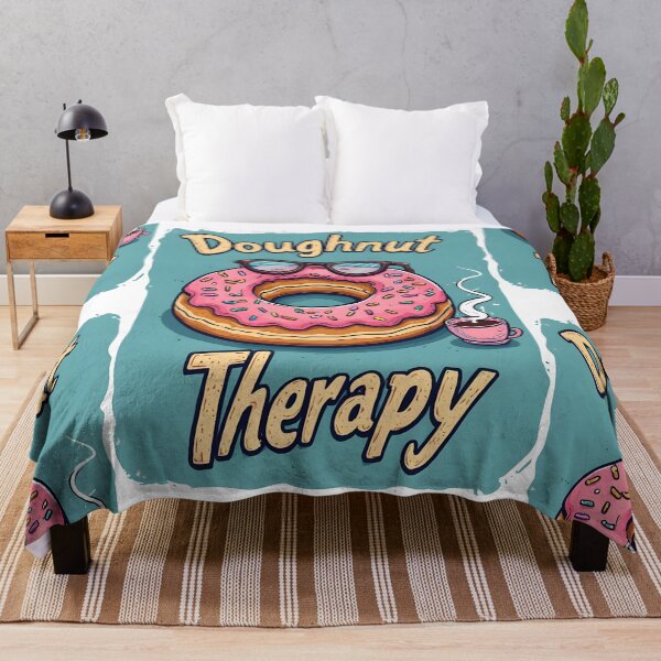 Item preview, Doughnut Therapy Funny Donut Art – Donut Lovers designed and sold by owi-art.