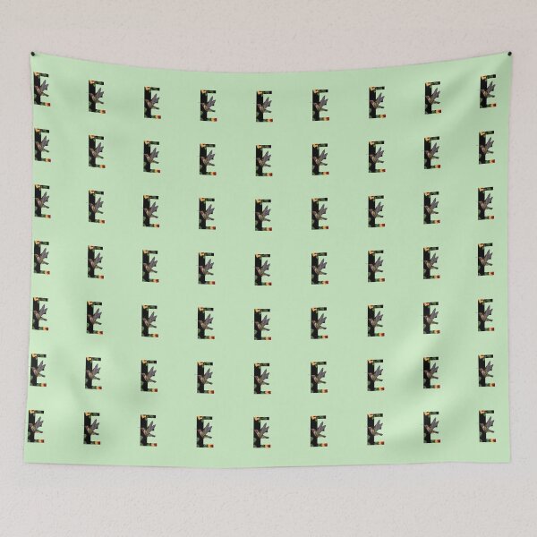 Item preview, "Energetic Elegance: The Letter E With Hummingbird and Hibiscus" designed and sold by A-Work-Of-Art.