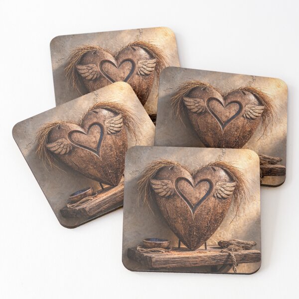 Item preview, Sacred Mercado Heart – Mexican Artisan Winged Love Love designed and sold by ECHOES from the SOUL.