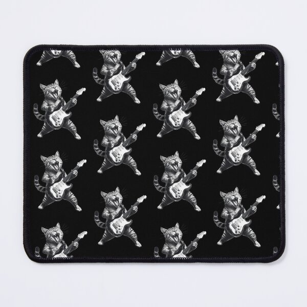 Item preview, Cat Playing Guitar Rock & Roll Star Kitten Heavy Metal Music for Men Women Kids designed and sold by Cheesymatiion.