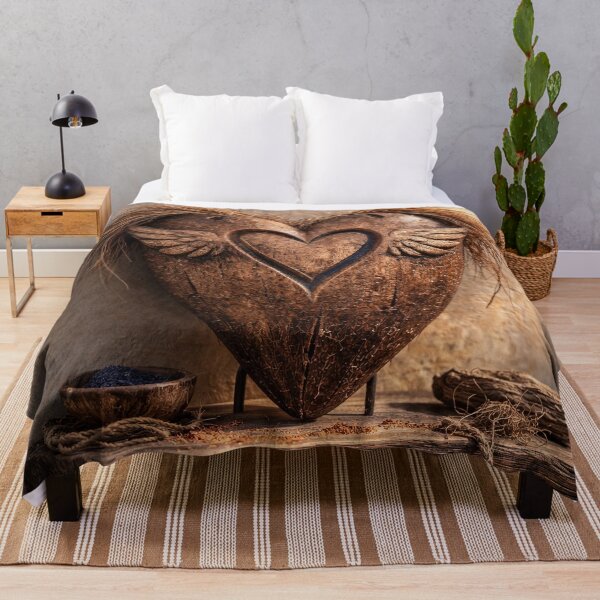 Item preview, Sacred Mercado Heart – Mexican Artisan Winged Love Love designed and sold by ECHOES from the SOUL.
