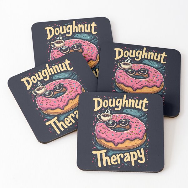 Item preview, Doughnut Therapy Funny Donut Art –  Donut Lovers  designed and sold by owi-art.