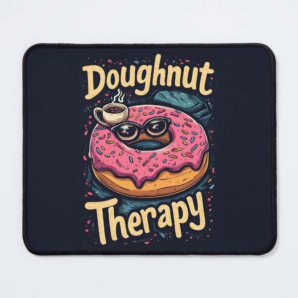 Item preview, Doughnut Therapy Funny Donut Art – Donut Lovers designed and sold by owi-art.