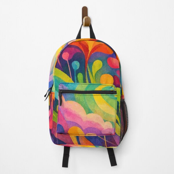 Item preview, Groovy Retro Psychedelic Meadow and Peace Sign designed and sold by Far Out Goods.