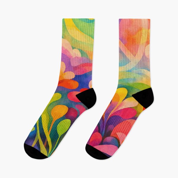 Item preview, Groovy Retro Psychedelic Meadow and Peace Sign designed and sold by Far Out Goods.