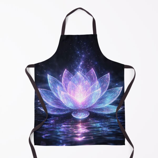 Item preview, Holographic Neural Lotus - AI Inspired Spiritual Tech Art designed and sold by LuxeBuzz.