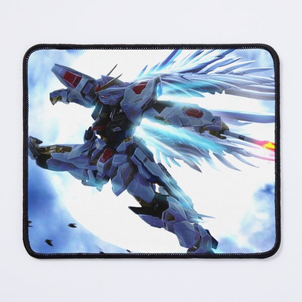 Item preview, wing Strike Freedom Gundam moon night illustration digital art  designed and sold by sabartgunpla.