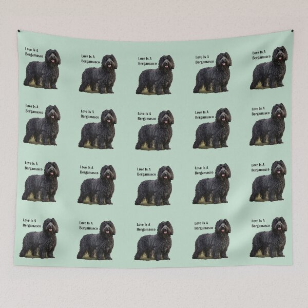Item preview, "Love Is a Bergamasco: A Tale of Loyalty and Joy" designed and sold by A-Work-Of-Art.