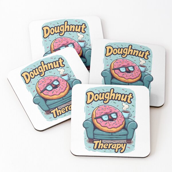 Item preview, Funny Doughnut Therapy – Gift for Donut Lovers designed and sold by owi-art.
