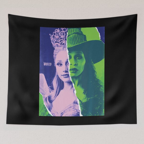 Item preview,  Wicked For Good Glinda And Elphaba Split Portrait  designed and sold by IdyayaouART.