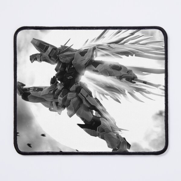 Item preview, black white wing Strike Freedom Gundam moon night illustration digital art  designed and sold by sabartgunpla.