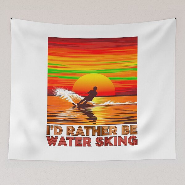 Item preview, Retro Water Skiing Sunset designed and sold by Pollock.