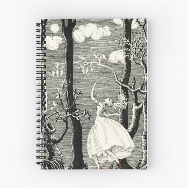 Item preview, Enchanted Forest Surreal Fantasy Dancing Woman Illustration for Fantasy & Nature Lovers designed and sold by RickE.
