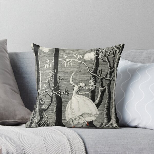 Item preview, Enchanted Forest Surreal Fantasy Dancing Woman Illustration for Fantasy & Nature Lovers designed and sold by RickE.