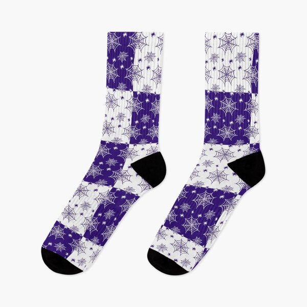 Item preview, White and purple interchange web pattern designed and sold by serenebookworm.