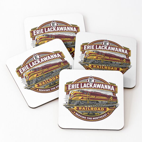 Item preview, Erie Lackawanna Railroad Vintage Diesel Train  designed and sold by The Junto Shop.