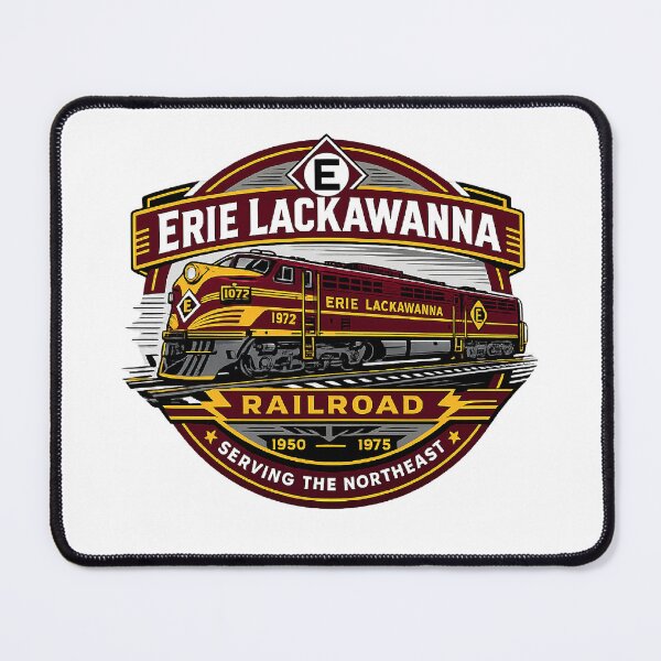 Item preview, Erie Lackawanna Railroad Vintage Diesel Train designed and sold by The Junto Shop.