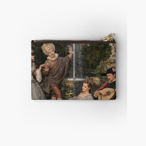 Item preview, Masquerade Vintage Rococo Garden Party Illustration for Historical Costume & Art Lovers designed and sold by RickE.