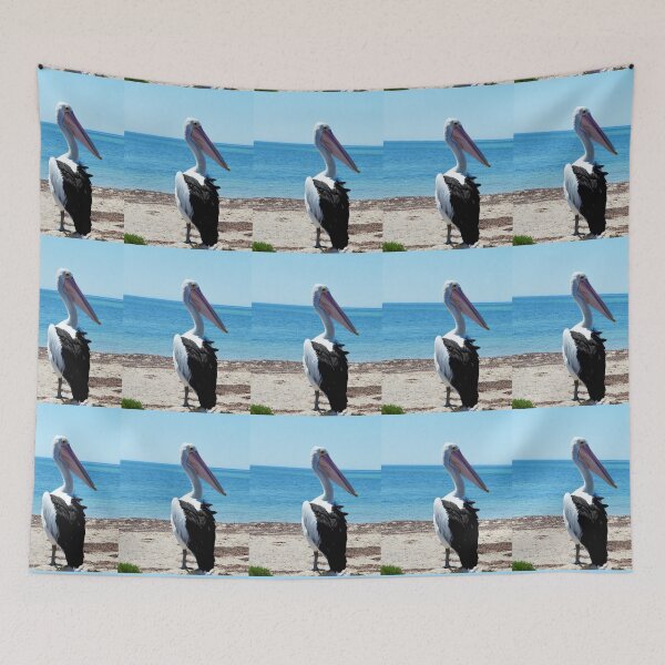 Item preview, "Watchful Eyes: The Pelican's Fishy Ambition" designed and sold by A-Work-Of-Art.
