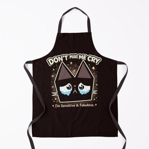 Item preview, Sad Kawaii Black Cat – Cute Crying Kitty Aestic Design designed and sold by CatLovers Studio.