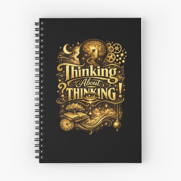 Item preview, Thinking About Thinking – Philosophical Gold Art designed and sold by SunVitox.