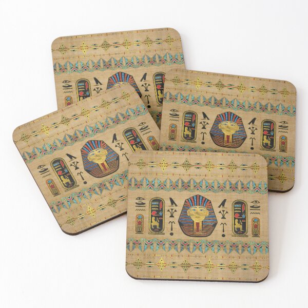 Item preview, Egyptian Sphinx Ornament on papyrus  designed and sold by Nartissima.