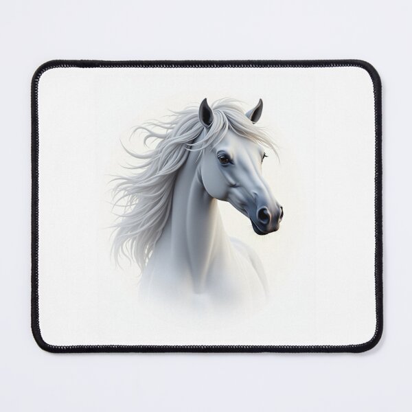 Item preview, White Grey Horse Head | Elegant Equestrian Horse Design designed and sold by Debbie Schulte.