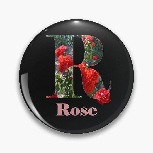 Item preview, "Radiant R: A Floral Tribute for Rose" designed and sold by A-Work-Of-Art.