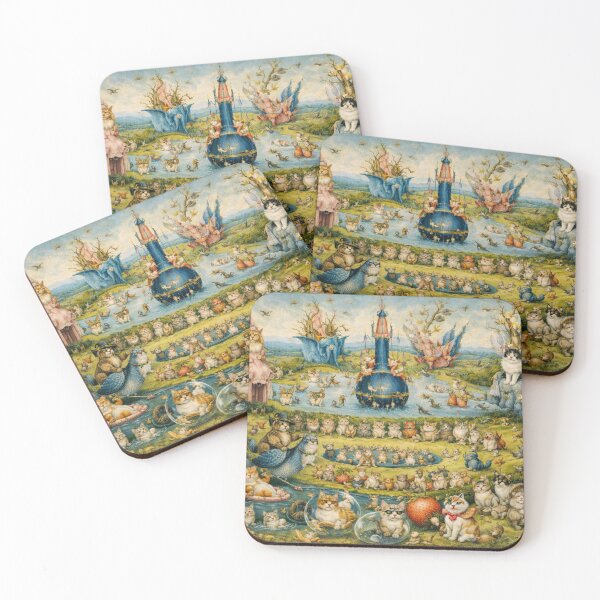 Item preview, The Garden of Earthly Delights: Feline Paradise designed and sold by Ocelot-T.