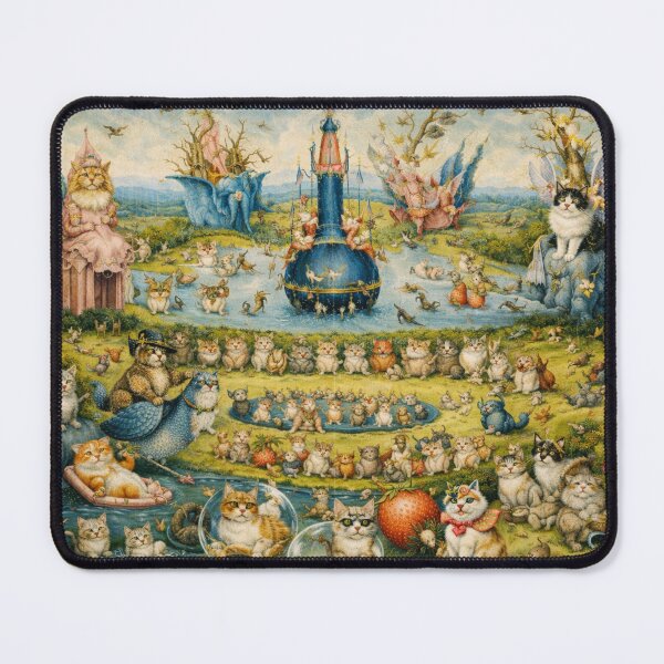 Item preview, The Garden of Earthly Delights: Feline Paradise designed and sold by Ocelot-T.