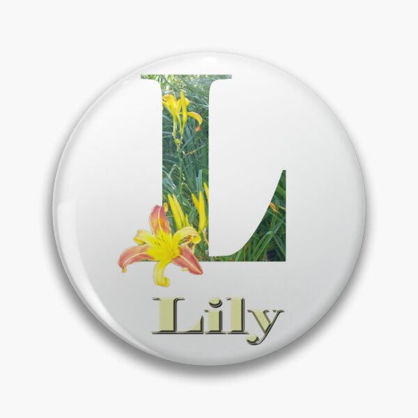 Item preview, "Lovely L: A Floral Celebration for Lily" designed and sold by A-Work-Of-Art.