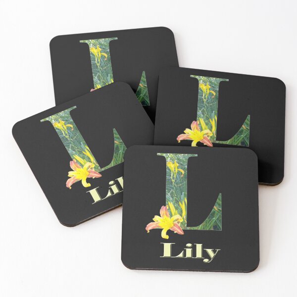 Item preview, "Lovely L: A Floral Celebration for Lily" designed and sold by A-Work-Of-Art.