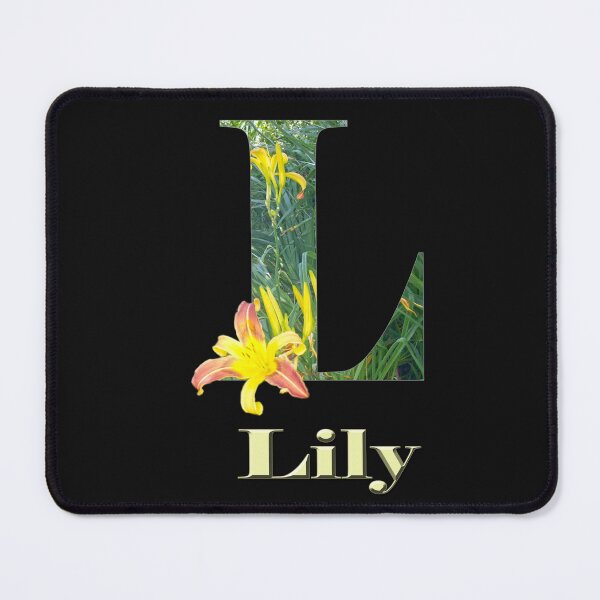 Item preview, "Lovely L: A Floral Celebration for Lily" designed and sold by A-Work-Of-Art.