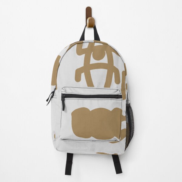 Item preview, Earth Tone Abstract Face – Modern Tribal Minimal Art designed and sold by felipemaldonadoart.