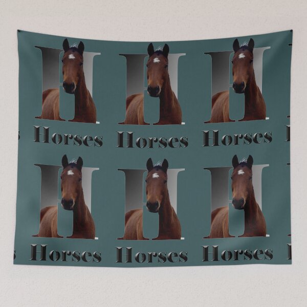 Item preview, "H is for Horses: A Creative Inversion" designed and sold by A-Work-Of-Art.
