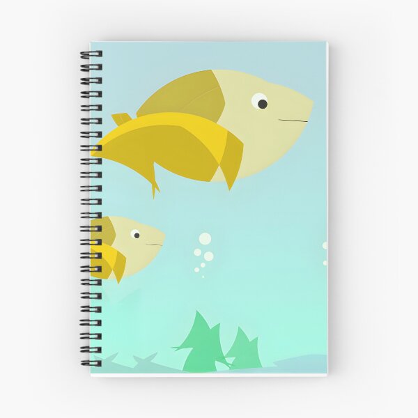 Item preview, Fishes - vector organic drawing series designed and sold by ferjosei.