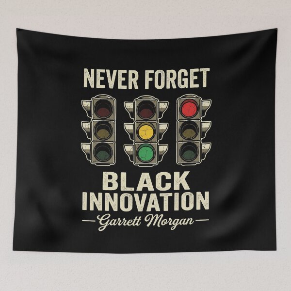 Item preview, Never Forget Black Innovation Garrett Morgan Black History Inventor Traffic Light Pioneer designed and sold by SofenArt.