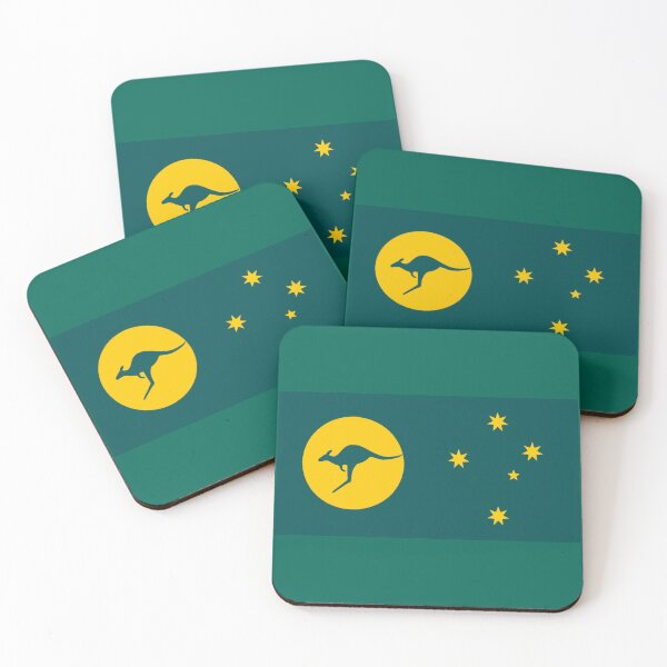 Item preview, AusFlag Kangaroo Sun version sharp designed and sold by Kangaroo Sun.