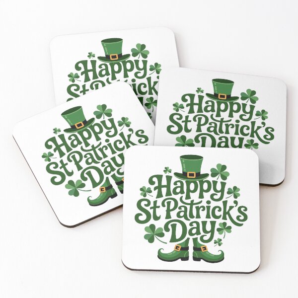 Item preview, Happy St Patrick’s Day Shamrock designed and sold by QuiteOrbit.